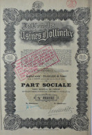 S.A. Les Nouvelles Usines Bollinckx - Part Soc. (1923) Buizingen - Industrie