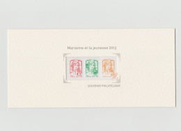 France 2013 Souvenir Philathélique Marianne Et La Jeunesse Yvert Et Tellier N° 82 - Souvenir Blocks & Sheetlets