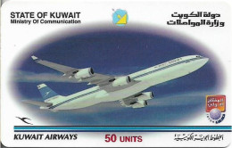 Kuwait - Global One - Kuwait Airways, Exp.30.04.1999, Remote Mem. 50U, Mint Unscratched - Koweït