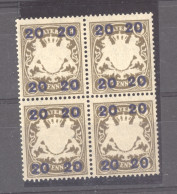 Allemagne  -  Bavière   :  Mi  177 II  **   Bloc De 4 - Mint