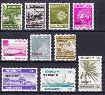 Bangladesh, Service 1978  Y&T. 12 / 21, MNH - Bangladesh