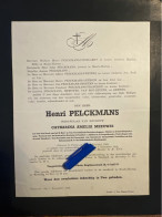 Henri Pelckmans Wed Meeuwes Catherina *1869 Turnhout +1946 Turnhout Baarle-Hertog Beheerraad NV Nederlandse Boekhandel - Todesanzeige