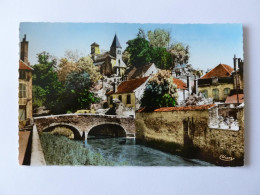 CHATILLON SUR SEINE (21/Cote D'Or) - Pont Du Perthuis , Eglise St Vorles - Chatillon Sur Seine