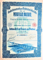 Société Internationale Pour L'exploitation  Industrielle De La  Houille Bleu (1927) - Paris - Sonstige & Ohne Zuordnung