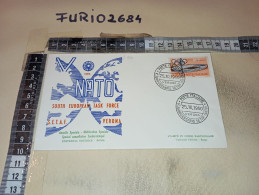 HB12721 FDC TIMBRO ANNULLO VERONA 1960 NATO SPUTH EUROPEAN TASK FORCE SETAF ANNULLO SPECIALE - FDC