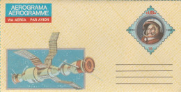 Cuba - 1986 - Space / Astronaut -  Aerogramme  / Unused - Airmail