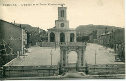 - -01-AIN - OYONNAX - L'Eglise Et La Porte Monumentale - Oyonnax