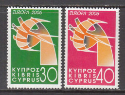 2006 Cyprus Europa  Complete Set Of 2 MNH - Neufs