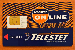 Telestet Online Gsm  Original Chip Sim Card Sticky - Collections