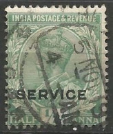 INDE ANGLAISE / DE SERVICE N° 55 OBLITERE - 1911-35 Koning George V