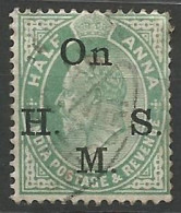 INDE ANGLAISE / DE SERVICE N° 52 OBLITERE - 1902-11 Koning Edward VII