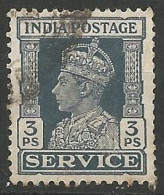 INDE ANGLAISE / DE SERVICE N° 105 OBLITERE - 1936-47 Koning George VI