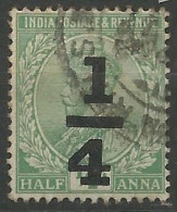 INDE ANGLAISE N° 44 OBLITERE - 1882-1901 Imperio