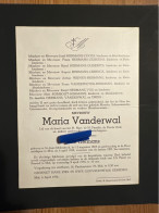 Maria Vanderwal Wed Hermans Frans *1864 St.-Jans Molenbeek +1958 Mol Cools Geudens Ouderits Wijnen Vandeweyer Rombout Dr - Décès