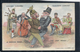 CPA CONCERT EUROPEEN Le Dernier Tango - Guerra 1914-18