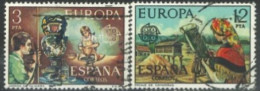 SPAIN, 1976, EUROPA STAMPS COMPLETE  SET OF 2, # 1941/42, USED. - Oblitérés