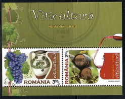 Romania, 2010 Unused, Mi. Bl. Nr. 462,  Viticulture - Neufs