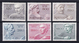 175 PORTUGAL 1971 - Y&T 1110/15 - Sculpteur Portrait - Neuf ** (MNH) Sans Charniere - Nuovi