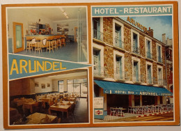 LES SABLES (85 Vendée) - Hotel Restaurant ARUNDEL - 8 Boulevard Roosevelt - Terasse Publicité Martini / Salle / Bar - Sables D'Olonne