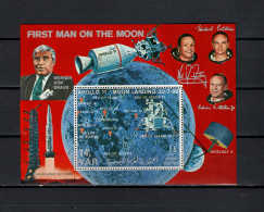 Yemen Arab Republic 1969 Space, Apollo 11 S/s MNH - Asie