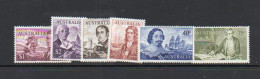 AUSTRALIA - 1966- NAVIGATORS SET OF 6  MINT HINGED PREVIOUSLY -VERY FINE   - Neufs