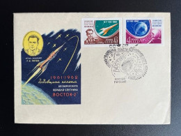 RUSSIA USSR 1962 SPECIAL COVER TITOV VOSTOK 2 SOVJET UNIE CCCP SOVIET UNION SPACE - Briefe U. Dokumente