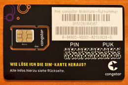 Congstar Gsm  Original Chip Sim Card - Verzamelingen