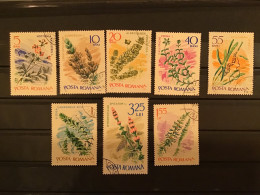 Romania 1966 Aquatic Flora Used SG 3397-3404 Yv 2230-7 Mi 2525-32 - Oblitérés