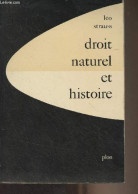 Droit Naturel Et Histoire - "Recherches En Sciences Humaines" N°5 - Strauss Leo - 1969 - Psychology/Philosophy