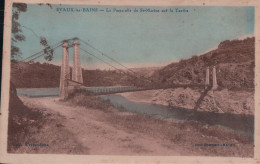 EVAUX Les BAINS La Passerelle De St-Marien Sur La Tardes (1938) - Evaux Les Bains