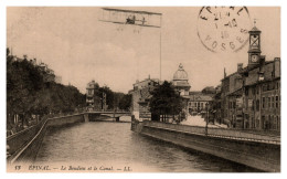 Epinal - Le Boudiou Et Le Canal (vue 1 Aéroplane) - Epinal