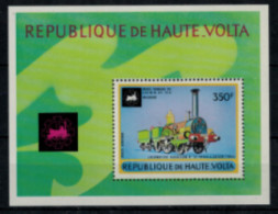 Hte-Volta - PA - "Rétrospective Des Chemins De Fer" - Bloc Neuf 2** N° 5/J De 1973 - Haute-Volta (1958-1984)