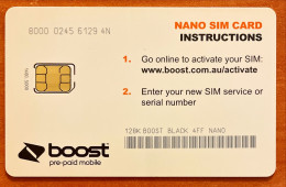 Boost Prepaid Mobile Gsm Original Chip Sim Card - Lots - Collections