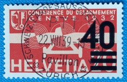 Zu 25 / Mi 310 / YT 23 Obl. ZÜRICH EXPO. NATIONALE 22.8.39 LUXE SBK 35,- - Used Stamps