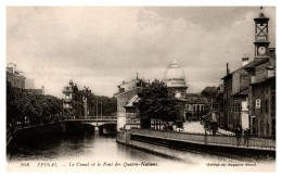 Epinal - Le Canal Et Le Pont Des Nations - Epinal