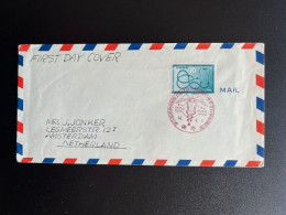 JAPAN NIPPON 1958 AIR MAIL LETTER TOKYO TO AMSTERDAM 07-09-1958 HEALTH - Storia Postale