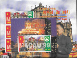 Namibia Mnh ** 1997 Macau China 2 Sheets 13 Euros - Namibia (1990- ...)