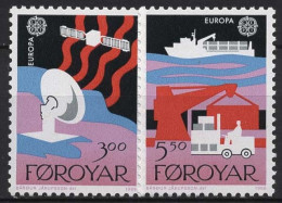 Färöer 1988 Europa CEPT: Transport- Und Kommunikationsmittel 166/67 Postfrisch - Färöer Inseln