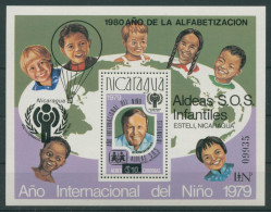 Nicaragua 1980 Alphabetisierung, Jahr Des Kindes Block 133 Postfrisch (C22446) - Nicaragua