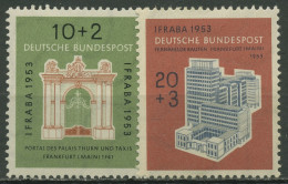 Bund 1953 Int. Briefmarken-Ausstellung IFRABA 171/72 Mit Falz - Unused Stamps