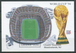 Ghana 1994 Fußball-WM In Den USA Stadion Pokal Block 259 Postfrisch (C28024) - Ghana (1957-...)