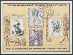Sao Tomé Und Principe 1979 Albrecht Dürer Block 37 Gestempelt (C28297) - São Tomé Und Príncipe