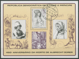 Sao Tomé Und Principe 1979 Albrecht Dürer Block 37 Gestempelt (C28297) - Sao Tome En Principe