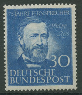 Bund 1952 Philipp Reis 161 Postfrisch, Rückseitig Fleckig (R19494) - Unused Stamps