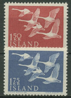 Island 1956 NORDEN Schwäne 312/13 Postfrisch - Ongebruikt