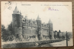 CPA JOSSELIN 56 Château, Façade Extérieure - Josselin