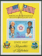 Liberia 1976 200 Jahre Unabhängigkeit Der USA Block 83 Postfrisch (C29042) - Liberia