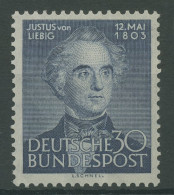 Bund 1953 150. Geb. Von Justus Von Liebig 166 Postfrisch, Bügig (R19505) - Neufs