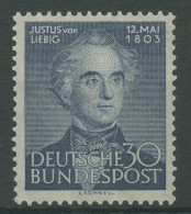 Bund 1953 150. Geb. Von Justus Von Liebig 166 Postfrisch, Bügig (R19505) - Ungebraucht