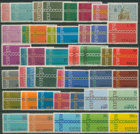 EUROPA CEPT Jahrgang 1971 Postfrisch Komplett (21 Länder) (SG97682) - Full Years